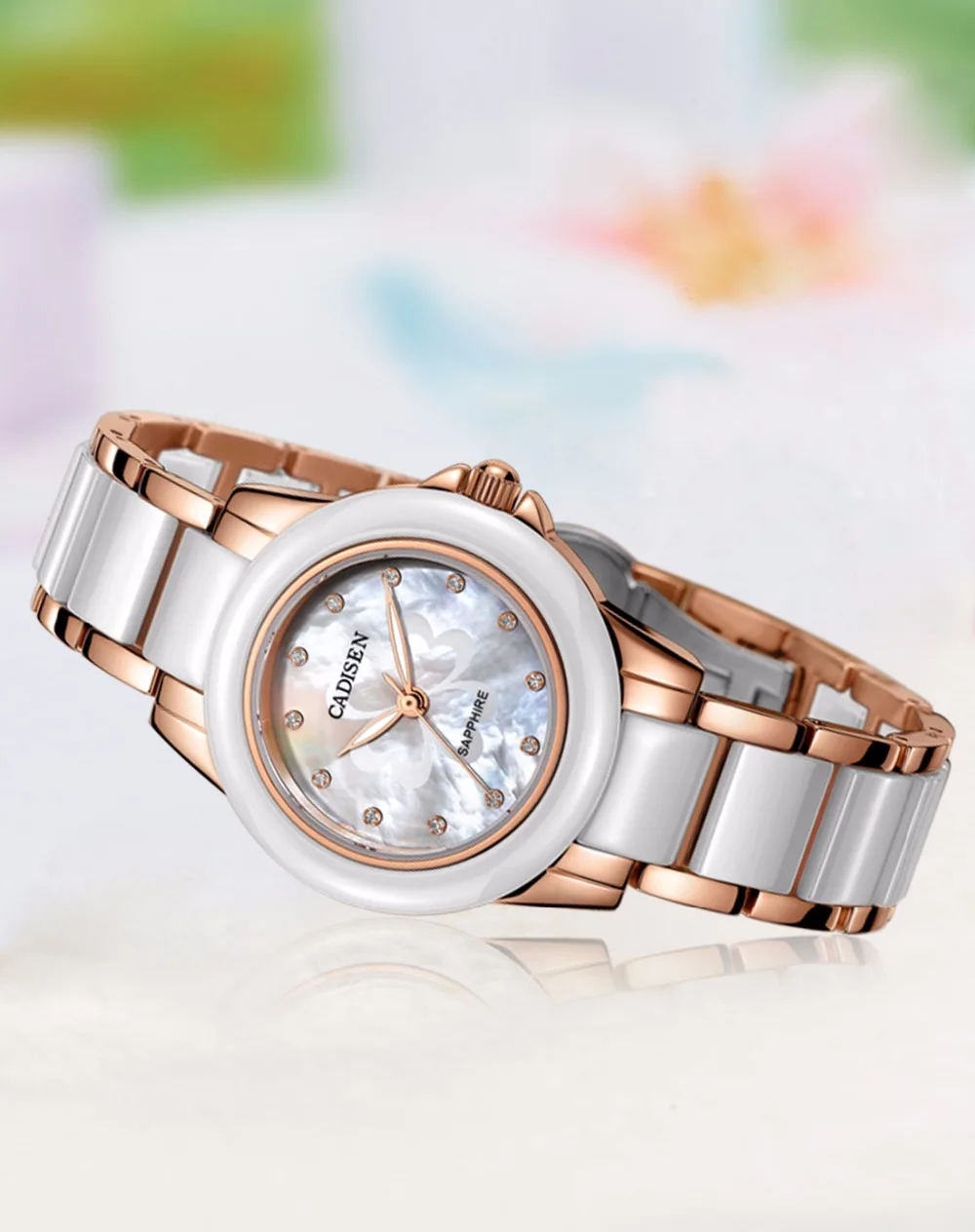 Модные женские часы Топ бренд роскошный подарок повседневные керамические наручные часы женские часы с мраморной отделкой сапфировое стекло Relogio Feminino