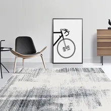 Современный минималистский серый журнальный столик коврик прикроватная тумбочка для спальни нордическая ins гостиная домашний китайский ковер