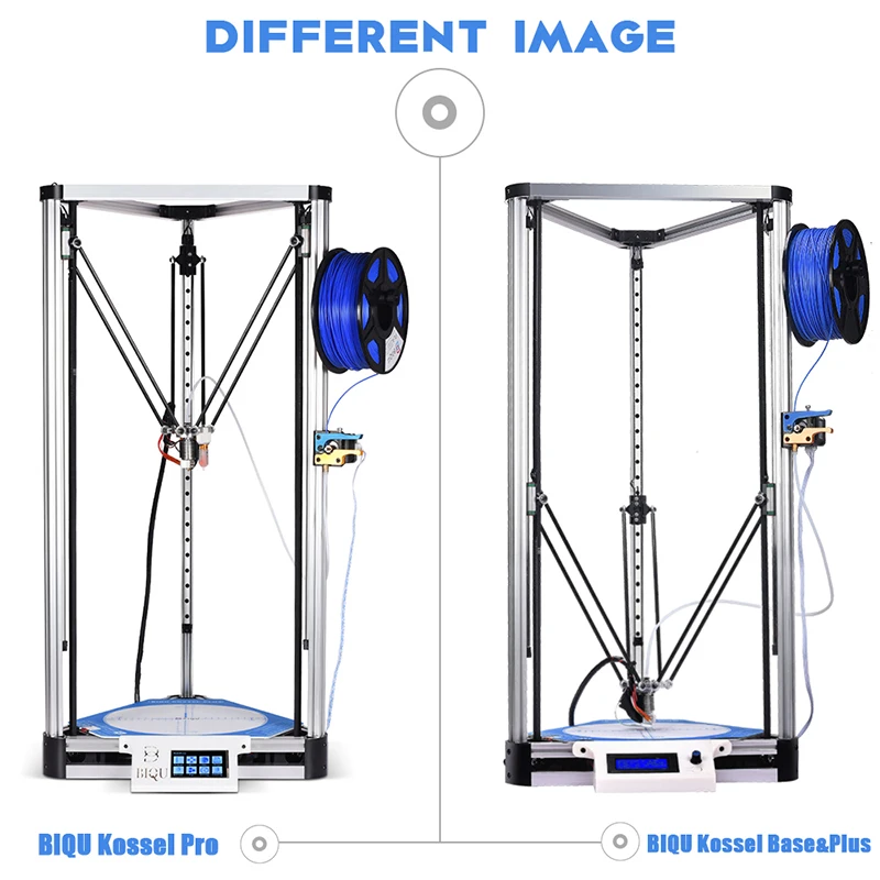 BIQU 3d принтер Kossel Plus/Pro Большая печать линейная направляющая сенсорный экран PLA нити автоматический уровень Bltouch Reprap Delta DIY Металл