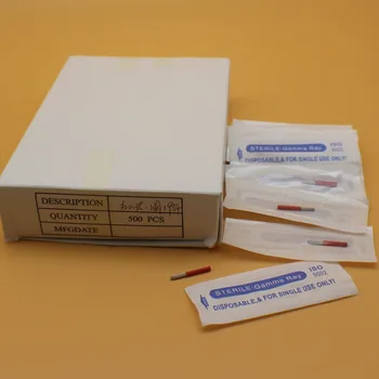 

500 pcs/lot 19RL Round Needles 0.35mm Shading Eyebrow Microblade Permanent Makeup Needle For Fog Manual Eyebrow Lip