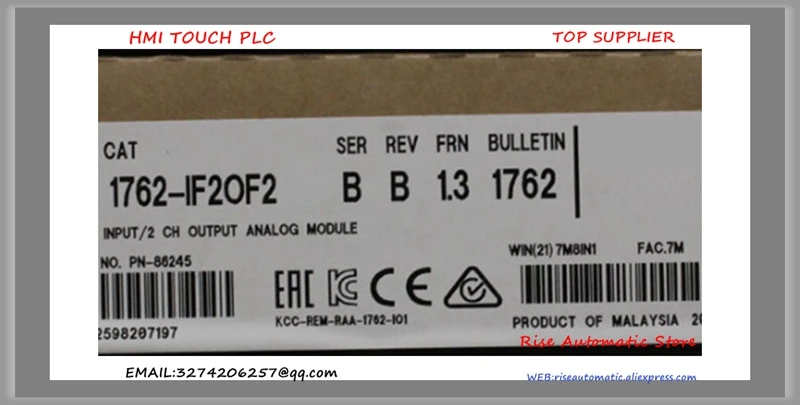 Новый 1762-IF2OF2 1762IF2OF2 1762-IF4 1762IF4 1762-OF4 1762OF4 1762-L24BWA аналоговый вход модуль Выход |