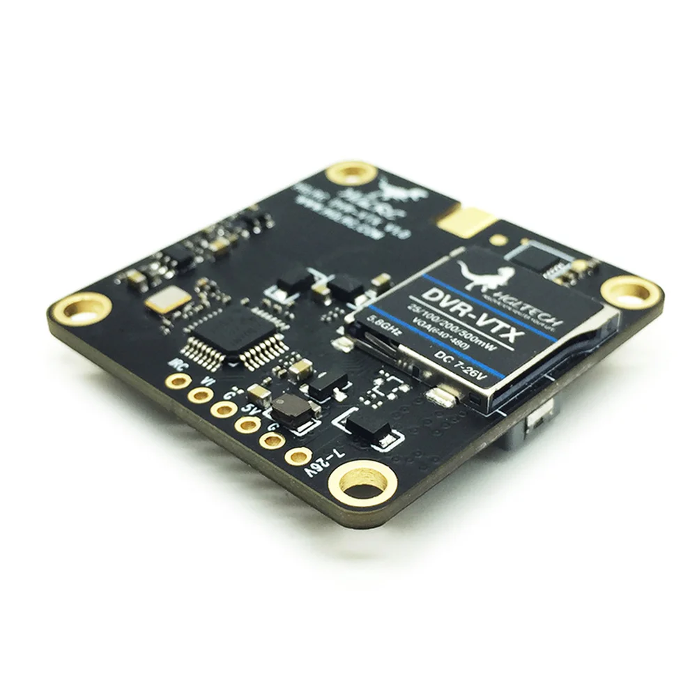 

HGLRC DVR-VTX AIO FPV Image Transmission + Recording Small Four-axis Crossing Machine Lossless Video Recording