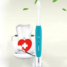 Ultrasonic Sonic Electric Toothbrush USB Charge Rechargeable Tooth Brushes With 2Pcs Replacement Heads Timer Brush