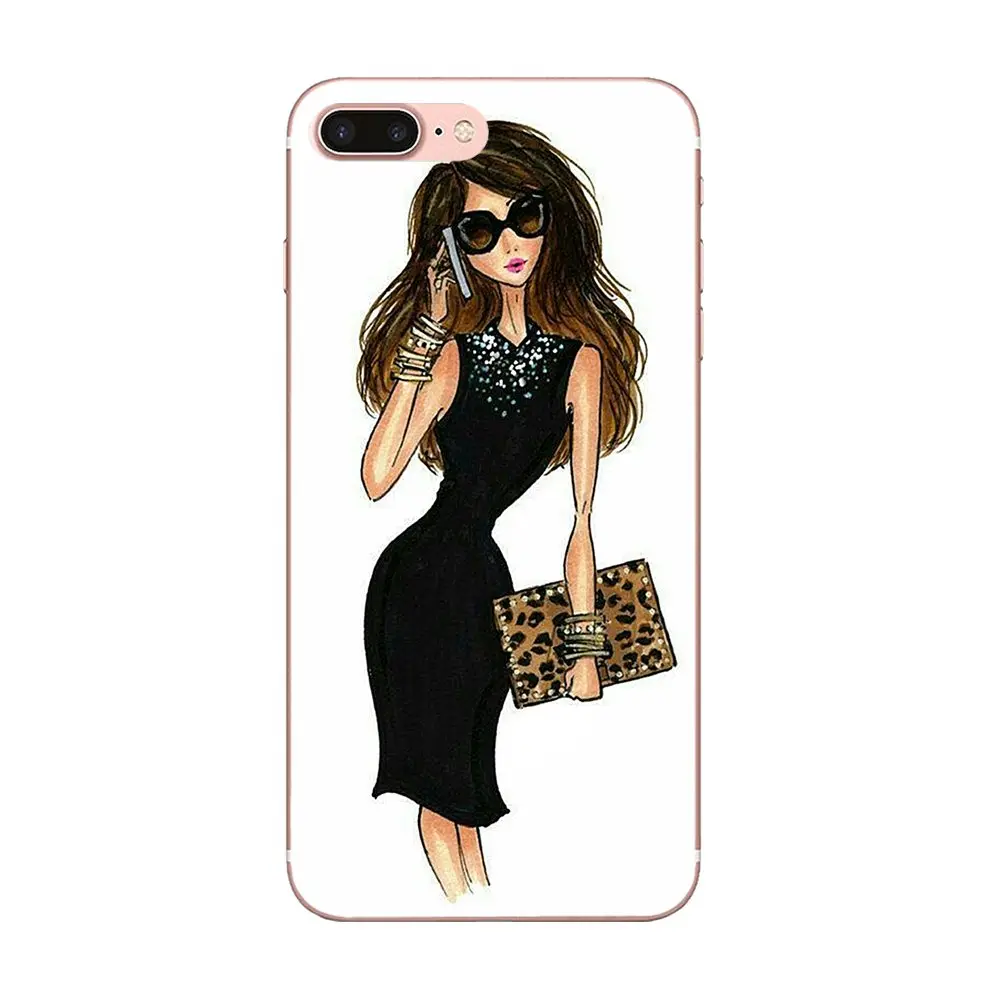 Чехол из ТПУ для Galaxy J1 J2 J3 J330 J4 J5 J6 J7 J730 J8 2015 2016 2017 2018 mini Pro Luxury Fashion Travel Girl
