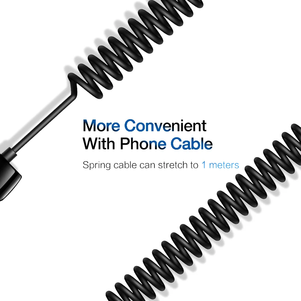 السيارات سريع شاحن سيارة شاحن مع قابل للسحب كابل للهاتف شاحن مع المصغّر usb نوع C كابل ل فون X 8 7 سامسونج S9 s8