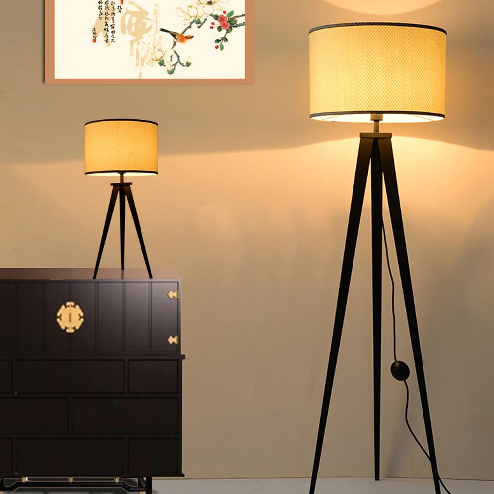 

led e27 Chinese Iron Fabric LED Lamp LED Light LED Floor Lamp Floor Light For Foyer Dinning Room Bedroom Store