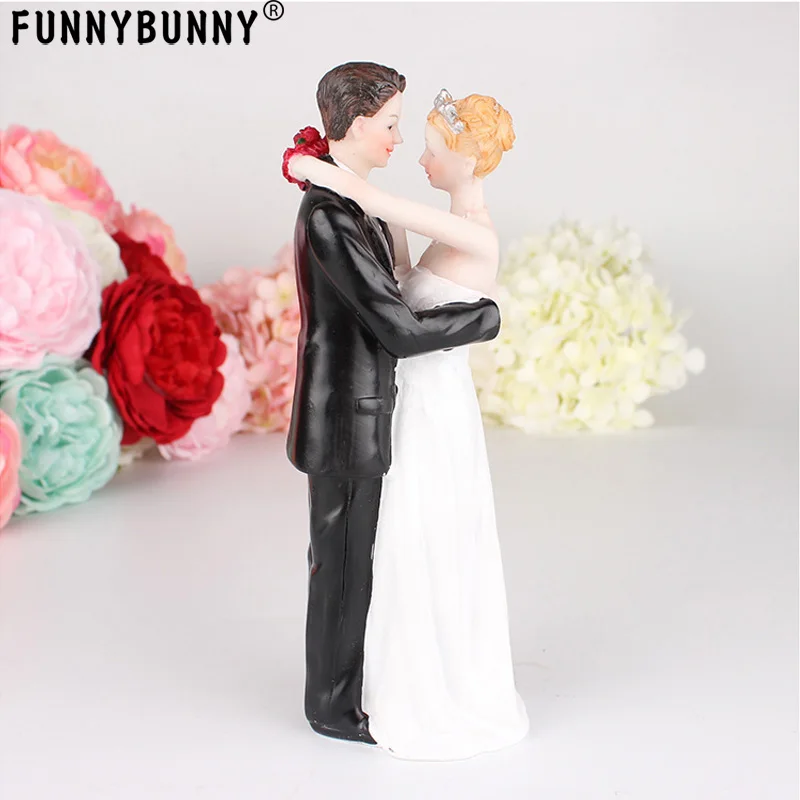 FUNNYBUNNY Жених и невеста декоративный Свадебный Торт Топперы торт Топпер фигурки