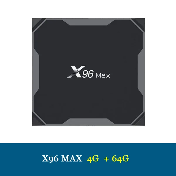 4G 64G Android 8,1 X96MAX Amlogic S905X2 Android tv BOX 4 Гб 64 Гб Smart tv 2,4G и 5 ГГц двойной Wifi Bluetooth 1000M 4K ТВ-приставка X96 Max - Цвет: 4G 64G