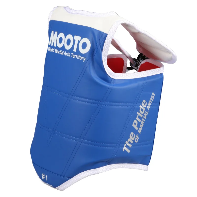 Mooto TaeKwonDo Red Blue Chest Guard Vest Protector Gear WTF KTA