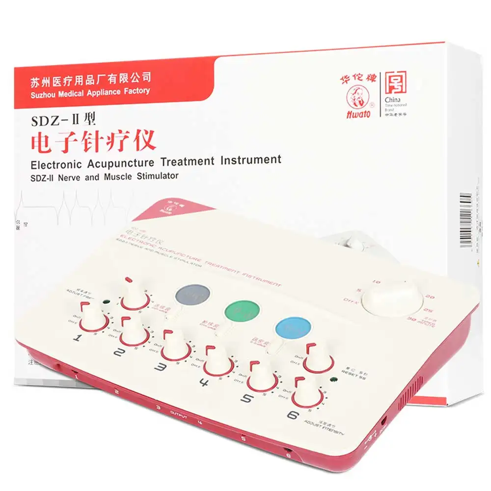 EMS Electroacupuncture Treatment Instrument Nerve and Muscle Stimulator Acupuncture Therapy Massager Health Relief Pain