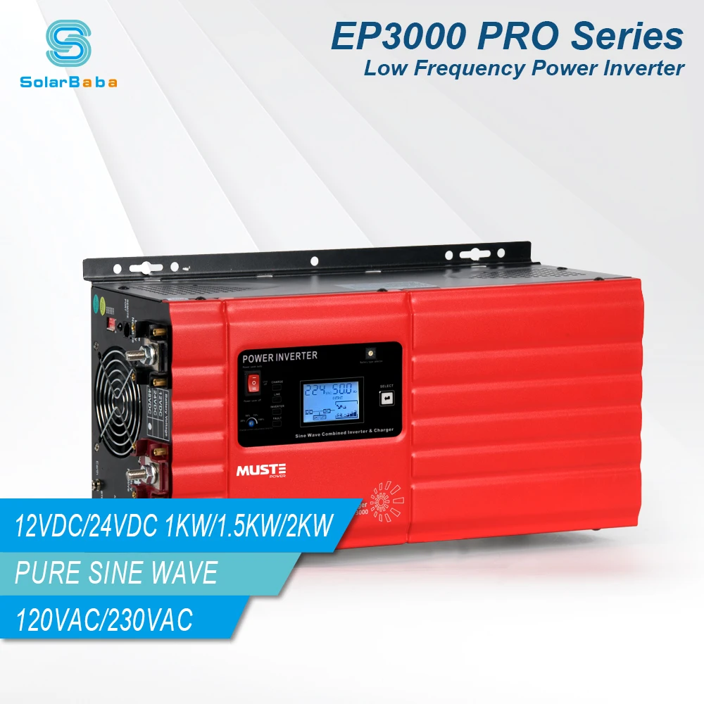 Must Power Ep3000 1kw 1.5kw 2kw Low Frequency Pure Sine Wave Power