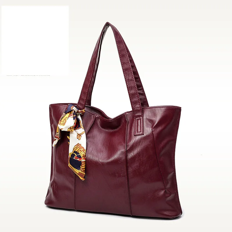 

Simple leather bag tote bag and 2016 new handbag ladies brand sheepskin Handbag Shoulder Bag