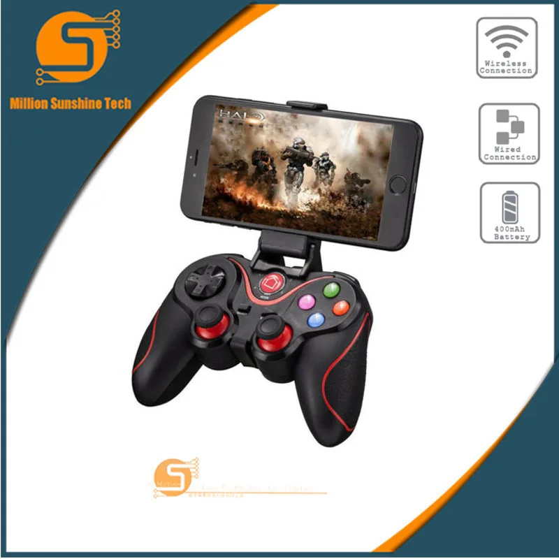 

X3 Game Controller Smart Wireless Joystick Bluetooth Android Gamepad Gaming Remote Control T3/S8 Phone PC Phone Tablet
