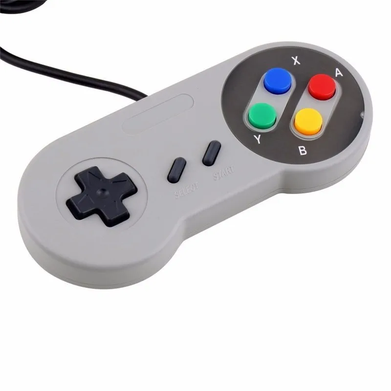 Проводной игровой контроллер Джойстик для супер nintendo SNES консоли Классический Портативный видео игр геймпад