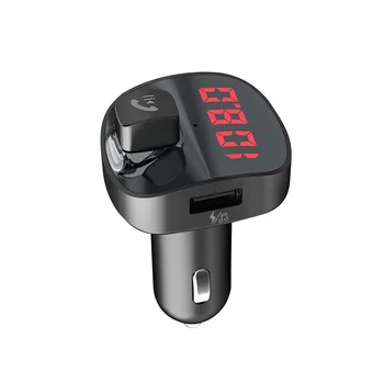 

Bluetooth FM Transmitter For iPhone Xiaomi USB Car Charger Kit FM Modulator 2 USB Quick Charger FM Transmitter MP3 Player