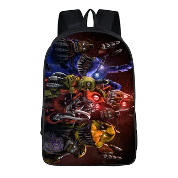 

Five Nights At Freddys Backpack For Teenagers Boys Girls School Bags Bonnie Fazbear Foxy Freddy Chica Student Backpacks