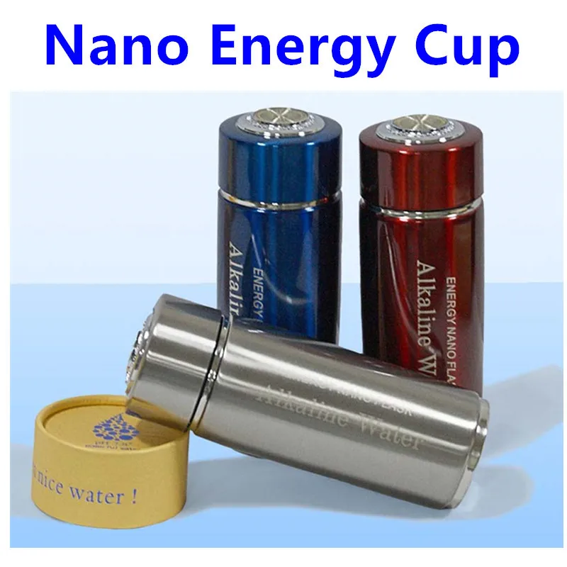 1 шт. Energy Cup чашка для щелочной воды 304 # Нержавеющая сталь 380 мл Nano ионизатор