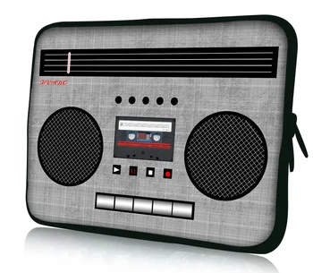 

Free Shipping Cassette11.6" 12" Soft Neoprene Laptop Sleeve Case Bag For Apple Dell Lenovo IBM