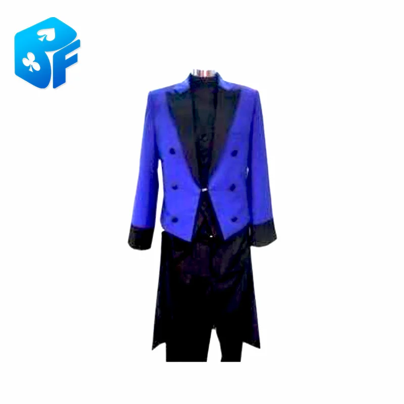^Cheap Magic tail coat stage magic/ magic of umbrellas and fans and pigeons magic tricks customized clothes