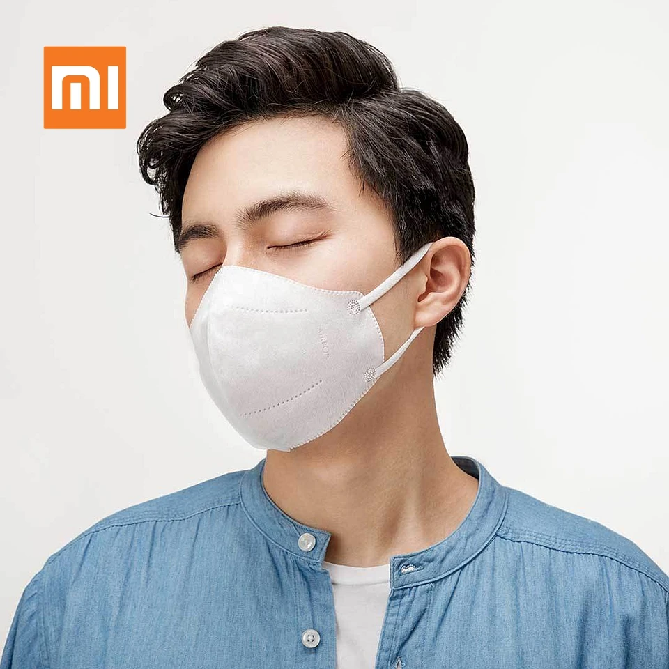 2 шт., Xiaomi Mask Mijia Airpop, портативная маска PM2.5, анти-Дымчатая маска, регулируемая, для ушей, удобная, для Xiomi Masks, умный дом