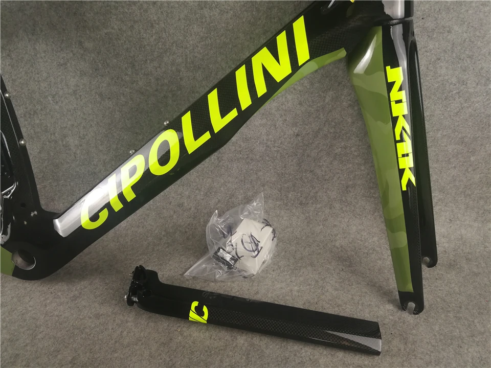 Камуфляжный дисковый углеродный дорожный велосипед Cipollini NK1K с оригинальной