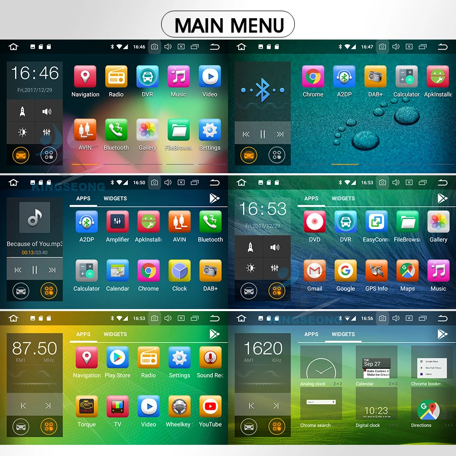 Clearance 2Din Android 8.0 GPS Car Stereo FOR Nissan CD MP3 Player Universal 3G Navi DAB+DVB-T 2