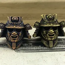 1 пара латунь медь ниндзя шляпа воина бусы на шнурок Паракорд нож инструмент кулон EDC нож бусины#68-69