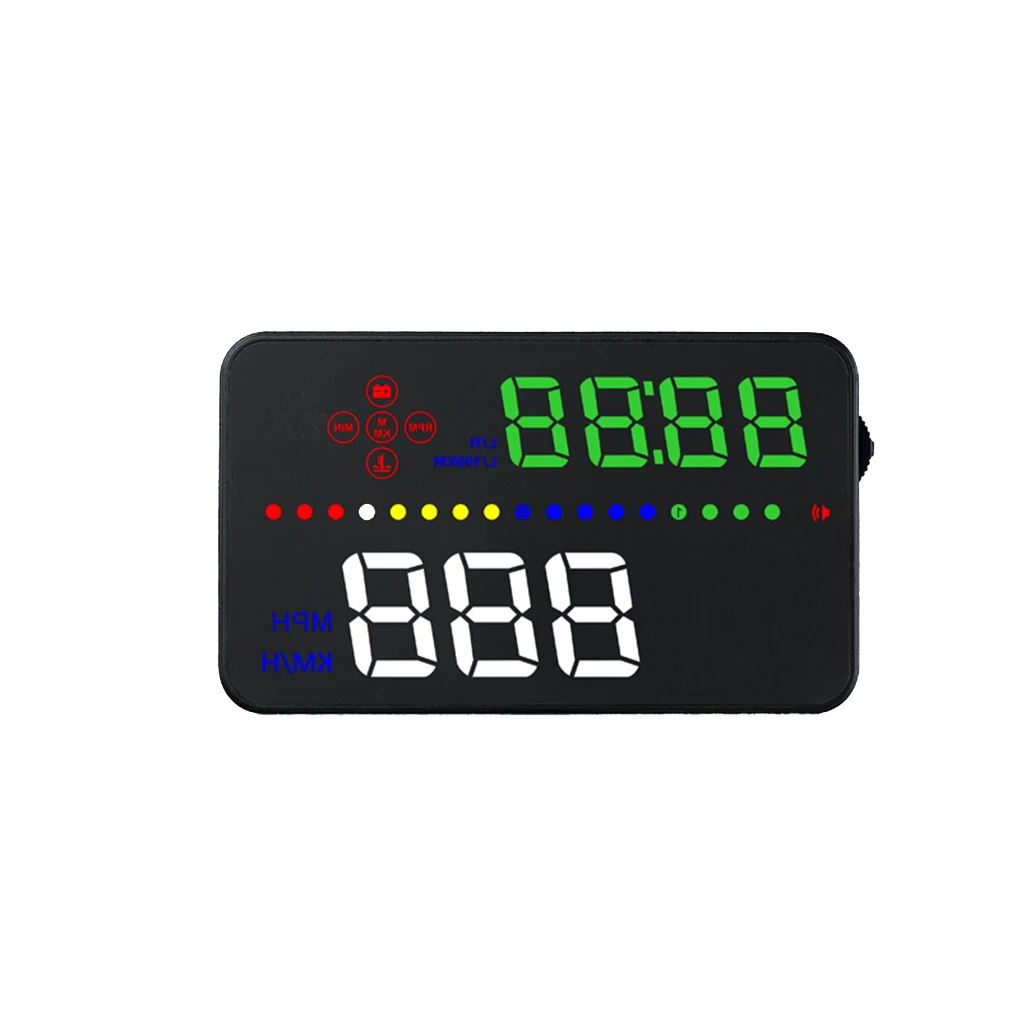 

HUD A300 Car Head Up Display Speeding Warning Windshield Projector Fuel Consumption Water Temperature Monitor