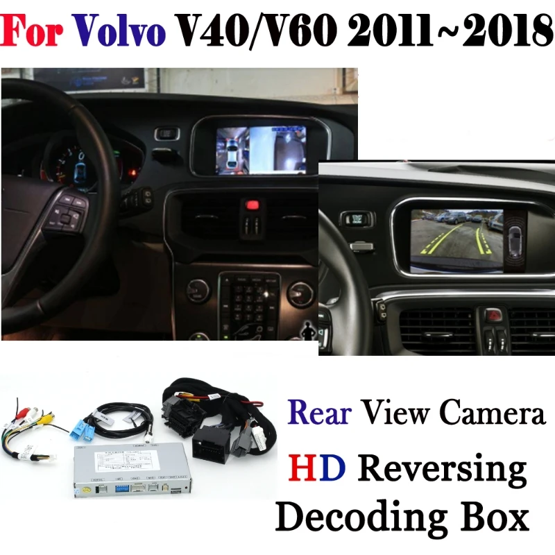 

Reversing Camera Interface Adapter Original Screen Monitor For Volvo V40 V60 2011~2018 Front Rear Parking Camera MMI Decoder