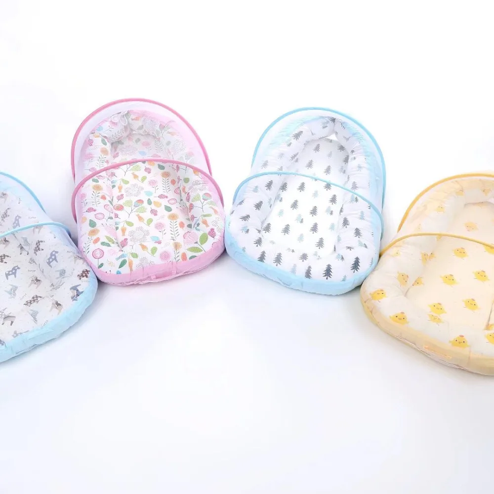 90-55cm-portabel-baby-nest-bed-with-mosquito-Baby-SLEEP-POD-Travel-Bed-Infant-Toddler-Cotton