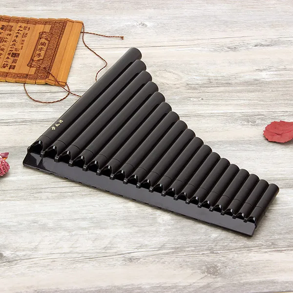 

18 Tube Alto C ABS Resin Pan Flute For Beginner Open Hole With Bag