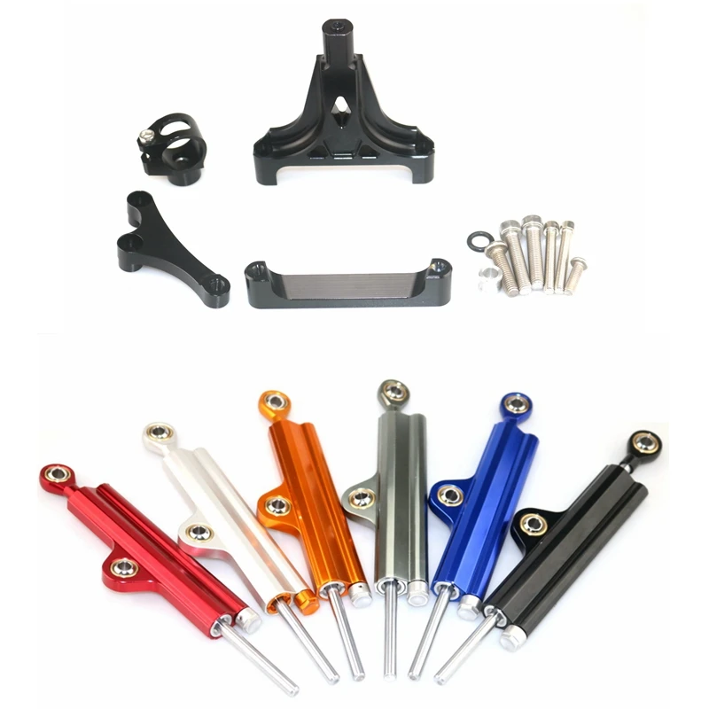 

Motorcycle cnc Universal Stabilizer Damper Complete Steering Mounting Bracket For KAWASAKI Z750 Z1000 2003 04 05 06 07 08 2009