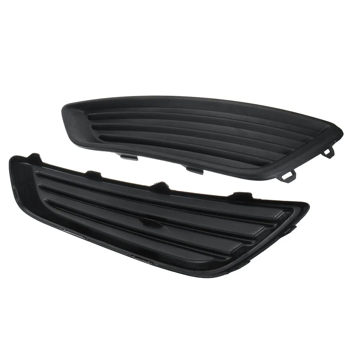 Pair Fog Light Cover Frame Trim Grill Vent For Ford for Focus Without Hole Lower Front Bumper Accessories