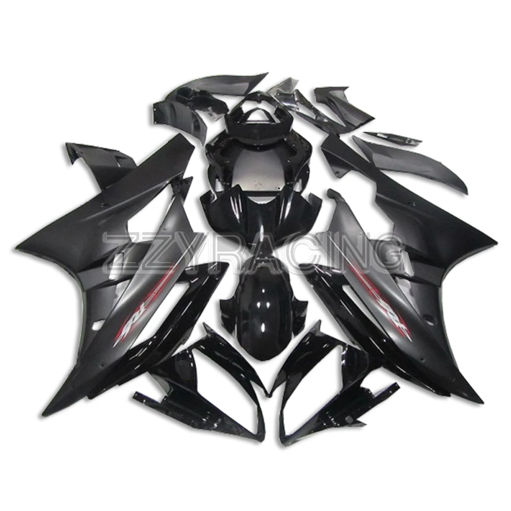 

Injection Fairings Kit for Yamaha YZF-600 R6 2006 2007 Complete ABS Plastic Body Kit 06 07 Black Cowlings New Panels