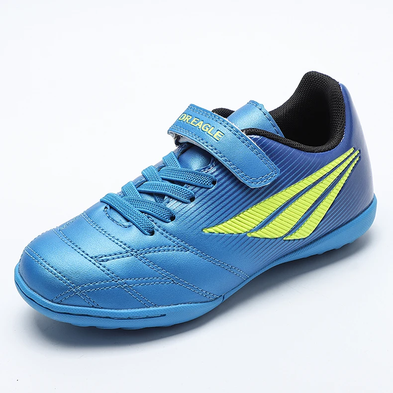 

Kid Shoes Football Sneakers Blue Red Comfortable Children Soccer Footwear Outdoor Boys Girls Sport Trainer Lightweight