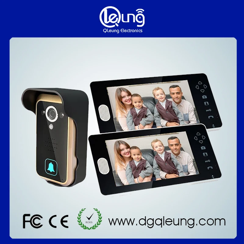 

Fast Express 7" TFT Wireless Video Door Phone Intercom 2.4G Unlock Doorbell Home Security Night Vision Doorbell Hands-free