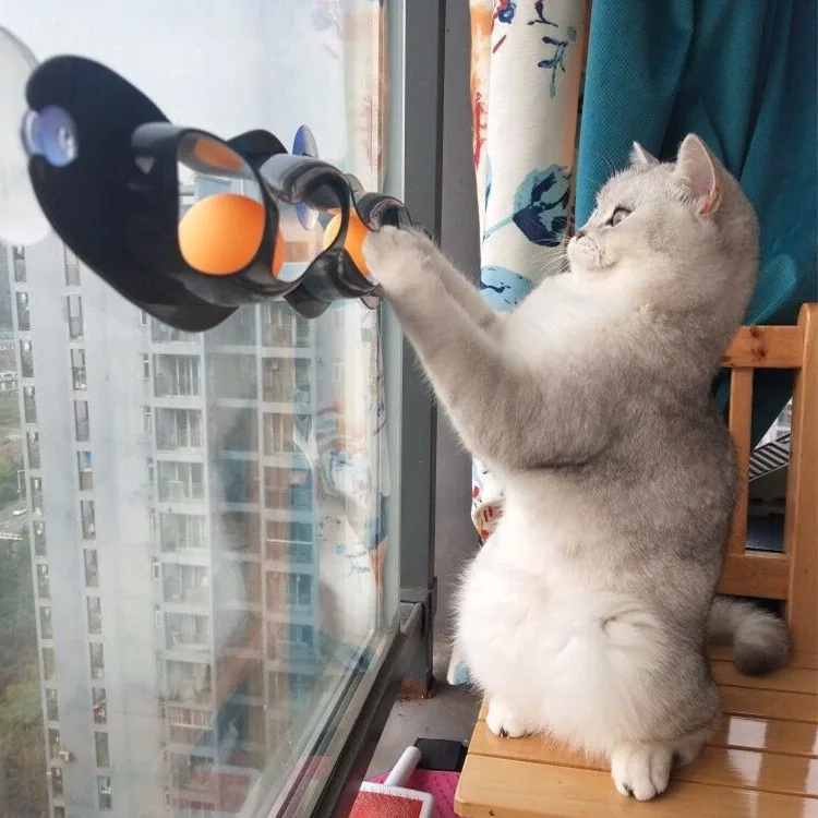 Pet Cat Ball Toys Interactive Funny Tracking Ball Toys Cat Practical Intelligent Window Suction Cup Track Balls New Pet toy ball Pet Cat Ball Toys Interactive Funny Tracking Ball Toys Cat Practical Intelligent Window Suction Cup Track Balls New Pet toy ball