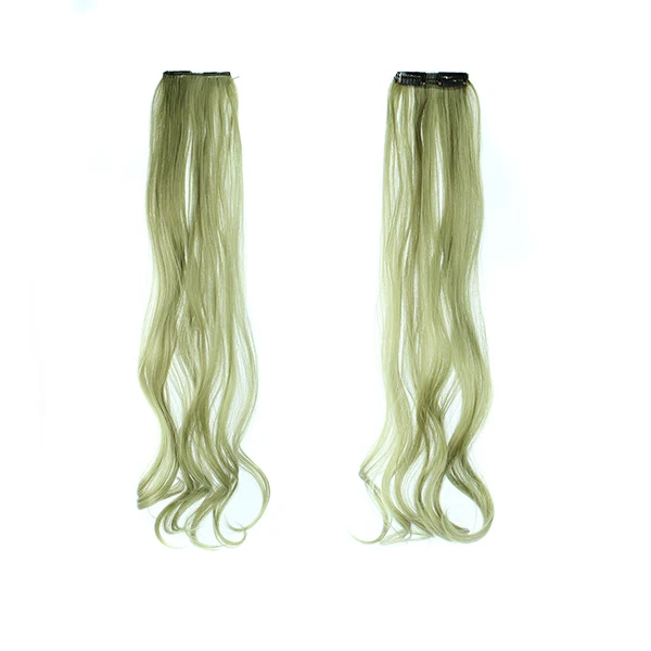 Similler One Piece Strips Colored Highlight Synthetic Hair Extensions Clip In Ombre 22\ Similler One Piece Strips Colored Highlight Synthetic Hair Extensions Clip In Ombre 22\