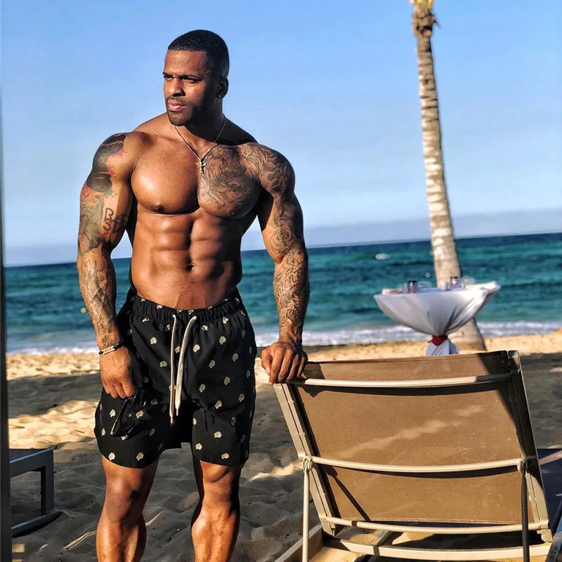 

New Sexy Mens Swimsuit Swimwear Men Swimming Shorts maillot de bain homme sunga mayo Surf Board Beach Shorts Men Swim Trunks