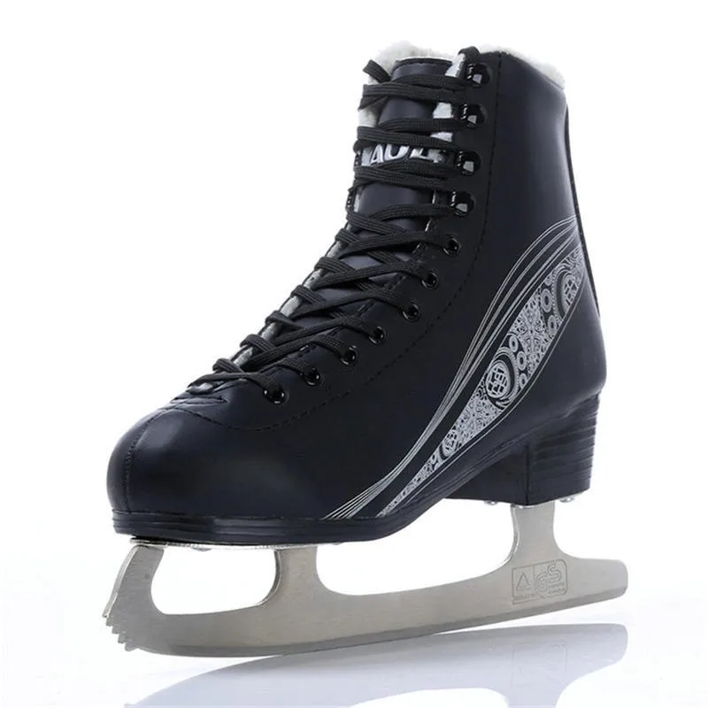 Japy Skate ледяные коньки обувь для трюков для взрослых и детей кожаные коньки для льда Профессиональный цветочный нож хоккейные ножи настоящие ледяные коньки
