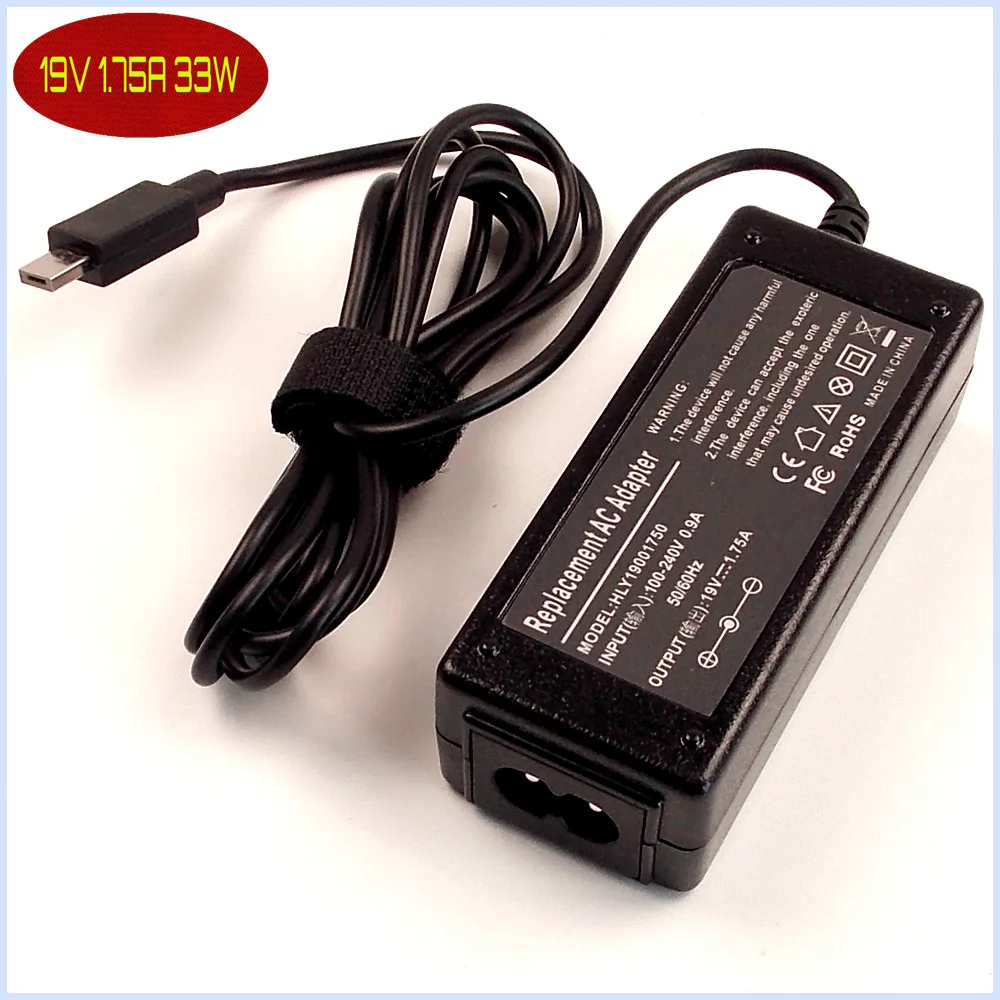 19V 1.75A Laptop Ac Adapter Charger POWER SUPPLY Cord For ASUS VivoBook E200 E200H E200HA-US01-GD E200HA-US01-BL