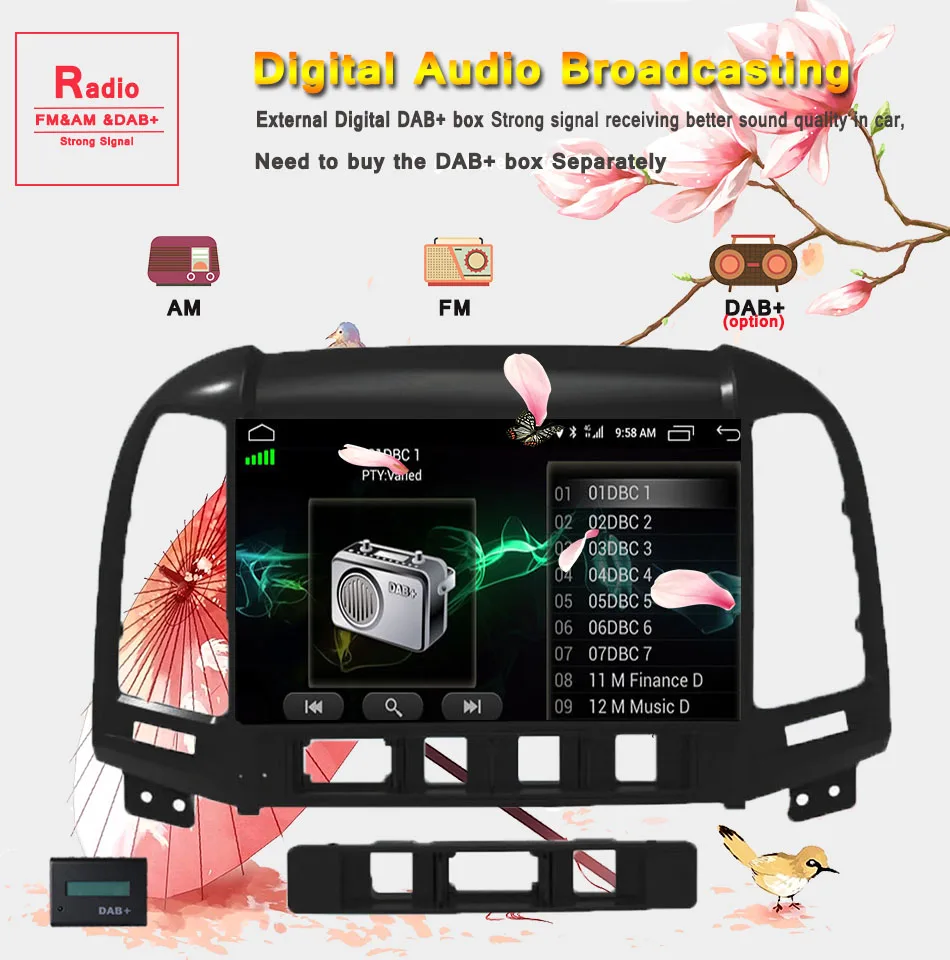 Top Autoradio 2GB Ram Android 9.0 car dvd player for hyundai santa fe 3holes 4 holes multimedia radio gps tape recorder Head unit 11 Top Autoradio 2GB Ram Android 9.0 car dvd player for hyundai santa fe 3holes 4 holes multimedia radio gps tape recorder Head unit 11