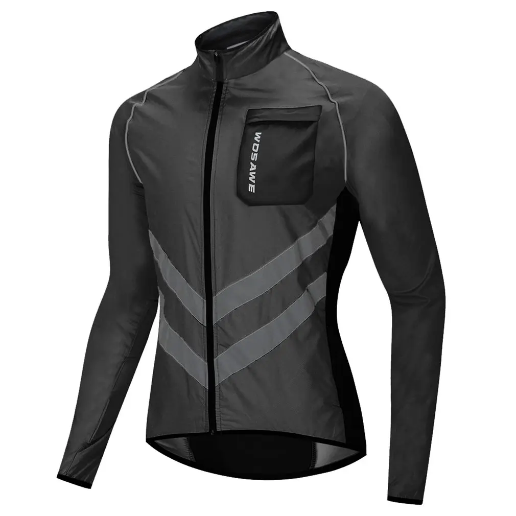 

BL218-B Cycling Running Ultra Light Reflective Waterproof Jacket Cycling Windbreaker Mountain Bike Reflective Windbreaker