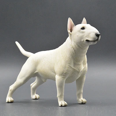 Estartek Mr Z Moka Resin Hewan Anjing Bull Terrier Koleksi Patung