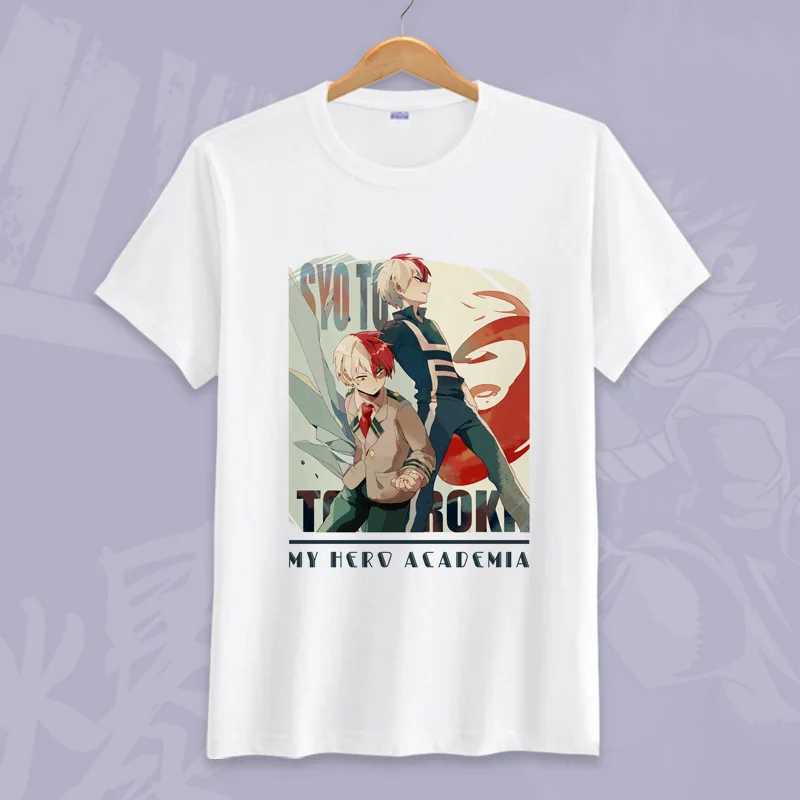 Coshome Boku No Hero Academia T-Shirt Short Sleeve Tee Shirt  My Hero Academia Izuku Midoriya Printed Summer Costume (2)