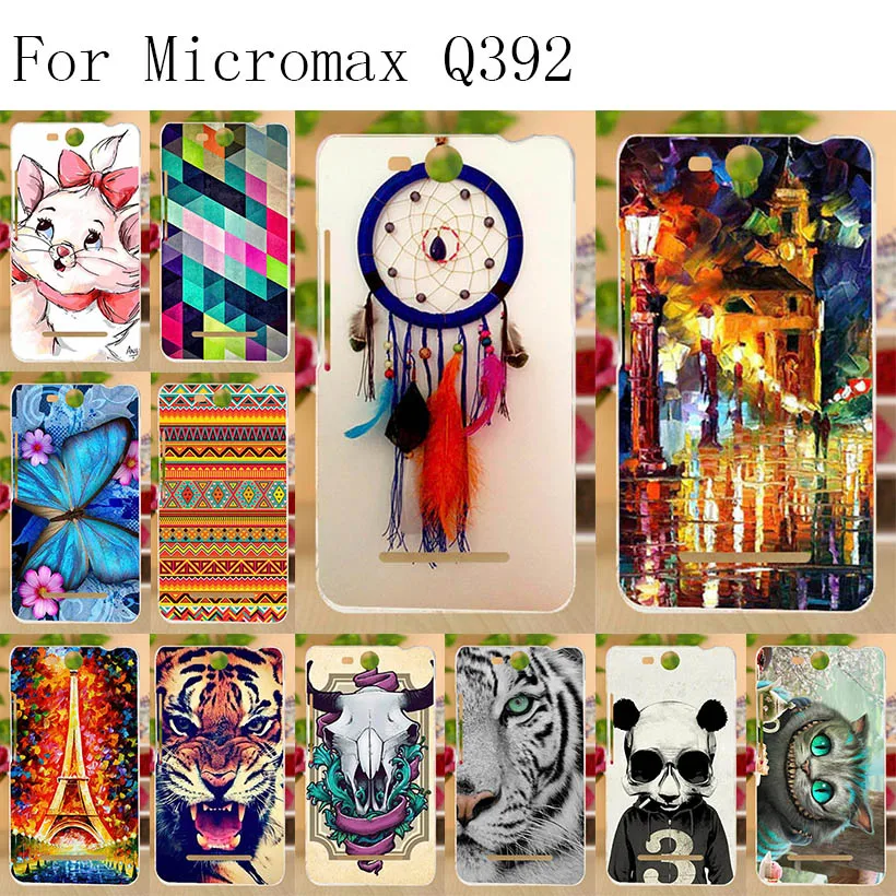 

Anunob Phone Cases For Micromax Q392 Case Canvas Power 2 Juice 3 Cover Silicon Soft TPU Shell Painted Funda Housing Bumper 5.0