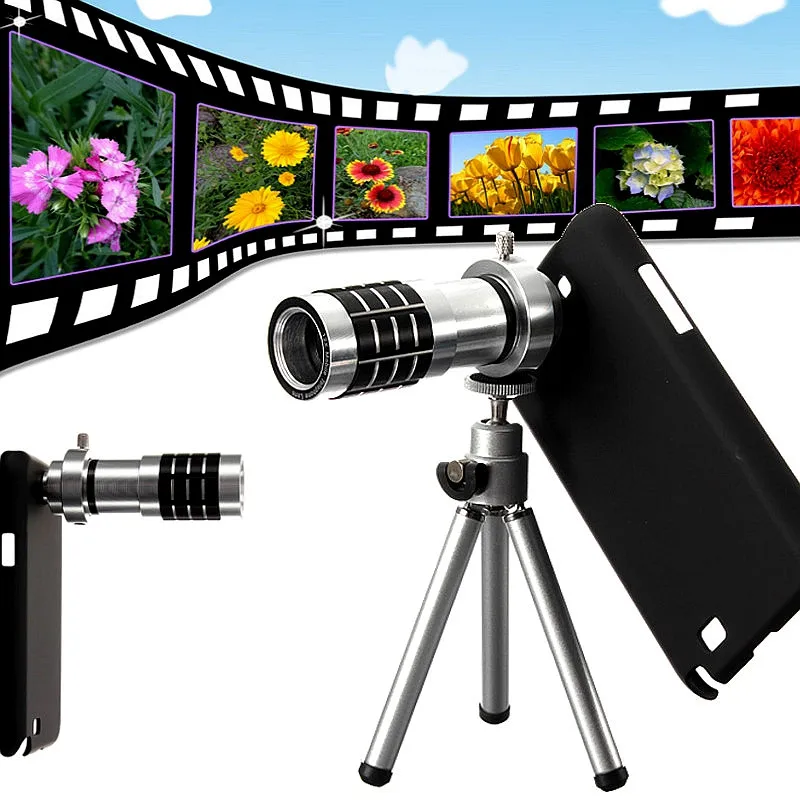 12X Zoom Lens Tripod Camera Telescope for Samsung for Galaxy Note 2