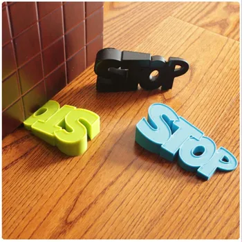 

1PC Stop Style door stopper Silicon Doorstop Safety for Baby Home Decoration Random Colors baby safe accessories