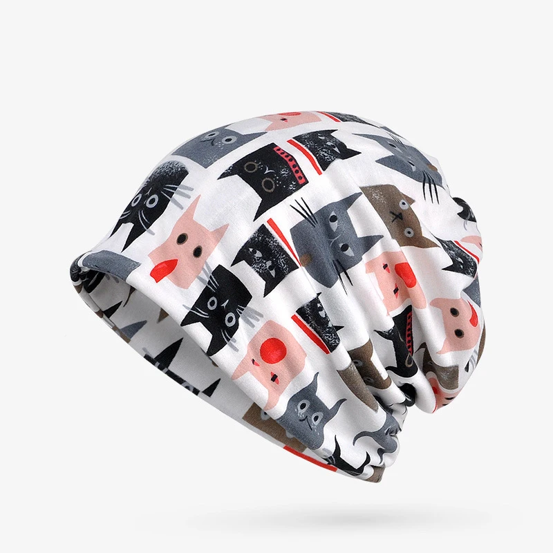 Осенне зимняя шапка Skullies с конским хвостом теплая тюрбан женский модный милый
