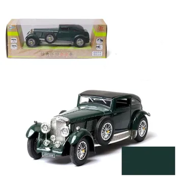 

1:28 diecast metal toy vehicles Retro car model alloy pull back&sound&light 2 open doors Original packing,free shipping